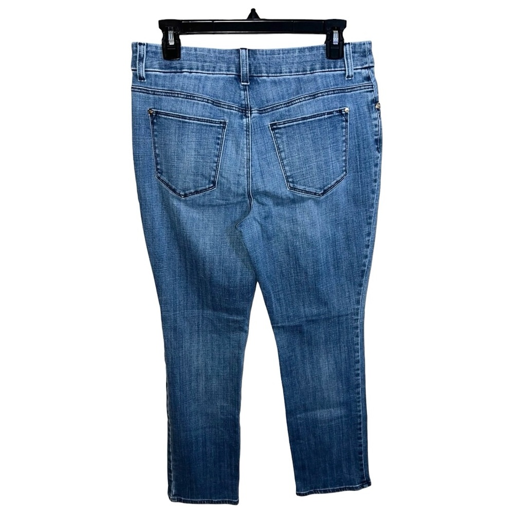 Chico’s Jeans Women’s 6 Short Blue So Slimming Girlfriend Straight Leg 32x28 - Picture 4 of 5